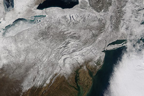 Snow in the Northeastern United States
