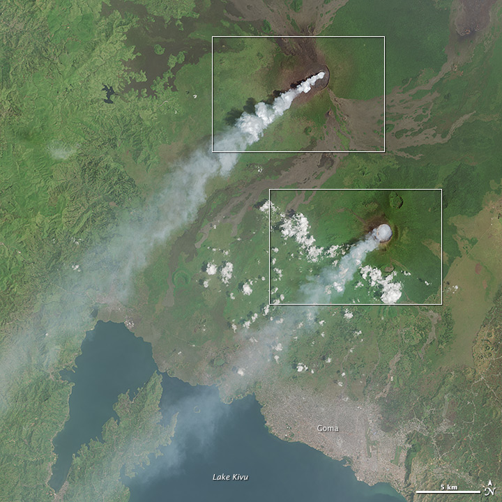 Plumes From Africa’s Volcanic Duo - related image preview