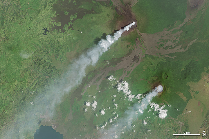 Plumes From Africa’s Volcanic Duo - related image preview