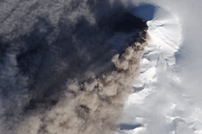 Eruption at Chikurachki