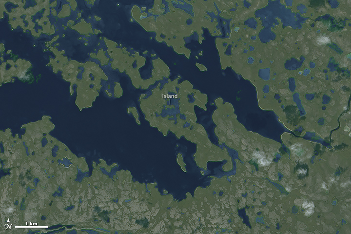 Island in a Lake on an Island in a Lake on an Island 