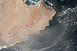 Persistent Dust Storms on the Southern Arabian Peninsula