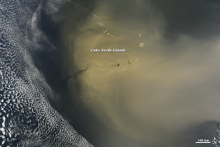 Thick Dust Plumes Obscure Africa’s Coast - related image preview