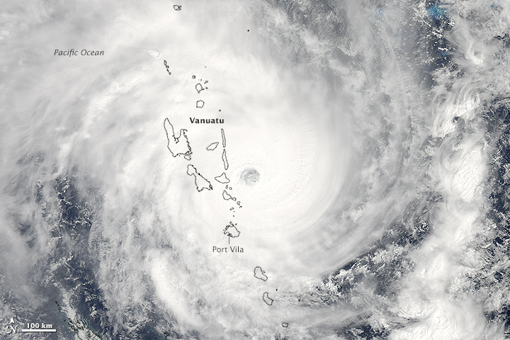 Cyclones Thrash Vanuatu and Western Australia 