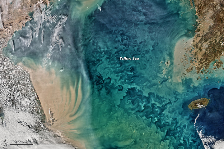 Swirls of Color in the Yellow Sea - related image preview