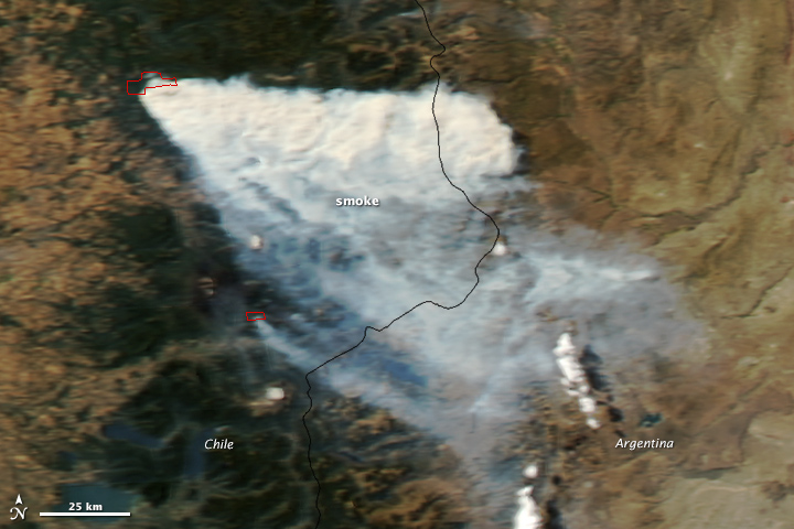 Smoke from Wildfires in Southern Chile - related image preview