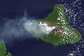 Plume from Ambrym Volcano