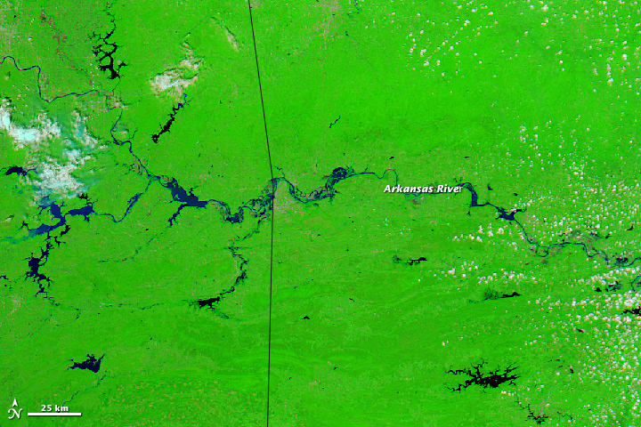Flooding on the Arkansas River - related image preview