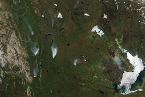 Fires in Northern Canada