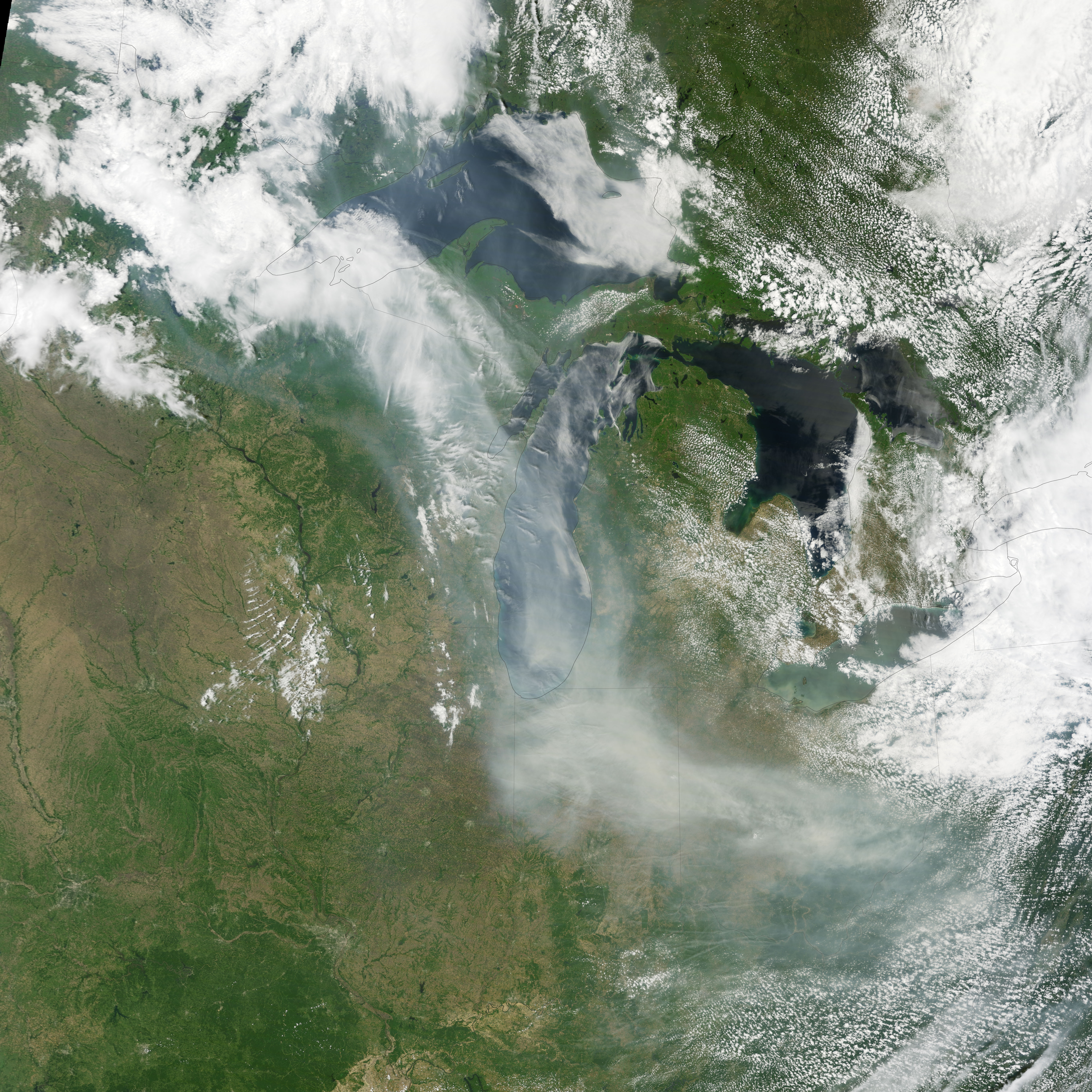 Canadian Fires Send Smoke Over the U.S. - related image preview
