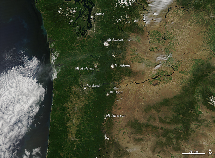 Pacific Northwest Seasonal Snowpack  - related image preview