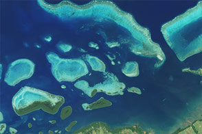 Exploring Reefs from Space