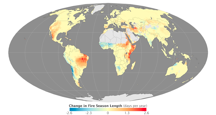 Longer, More Frequent Fire Seasons