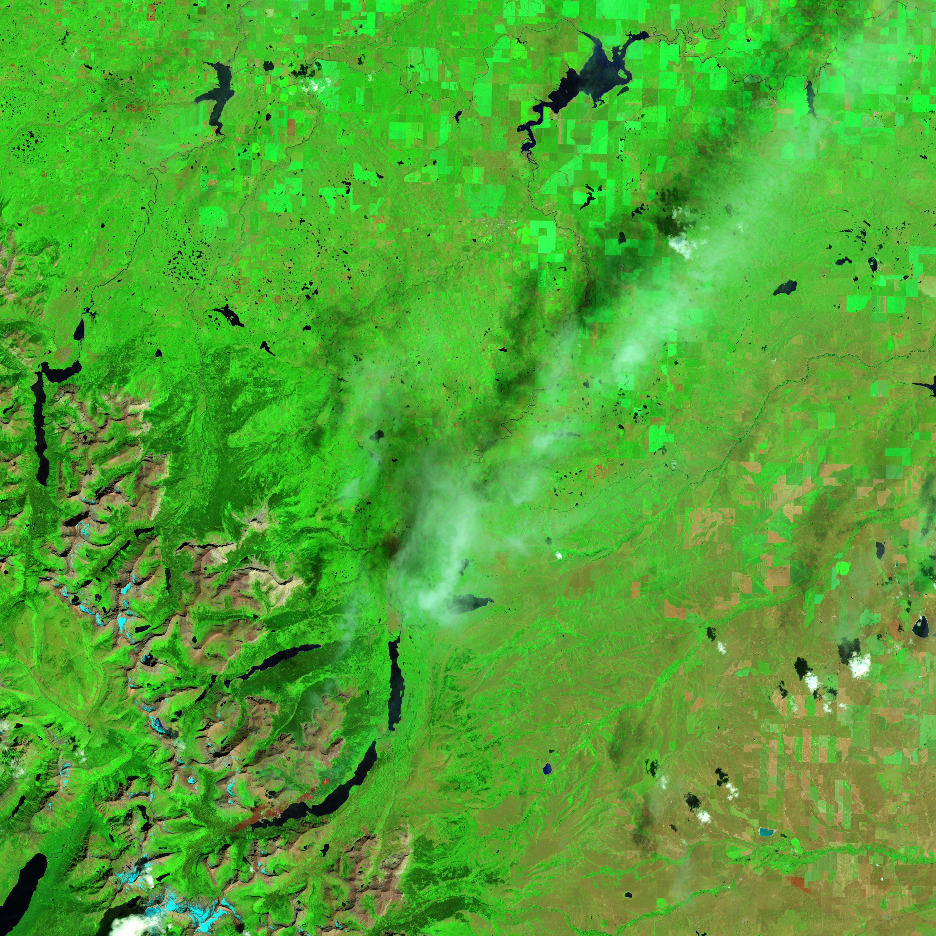 Fire and Burn Scar in Glacier National Park - related image preview