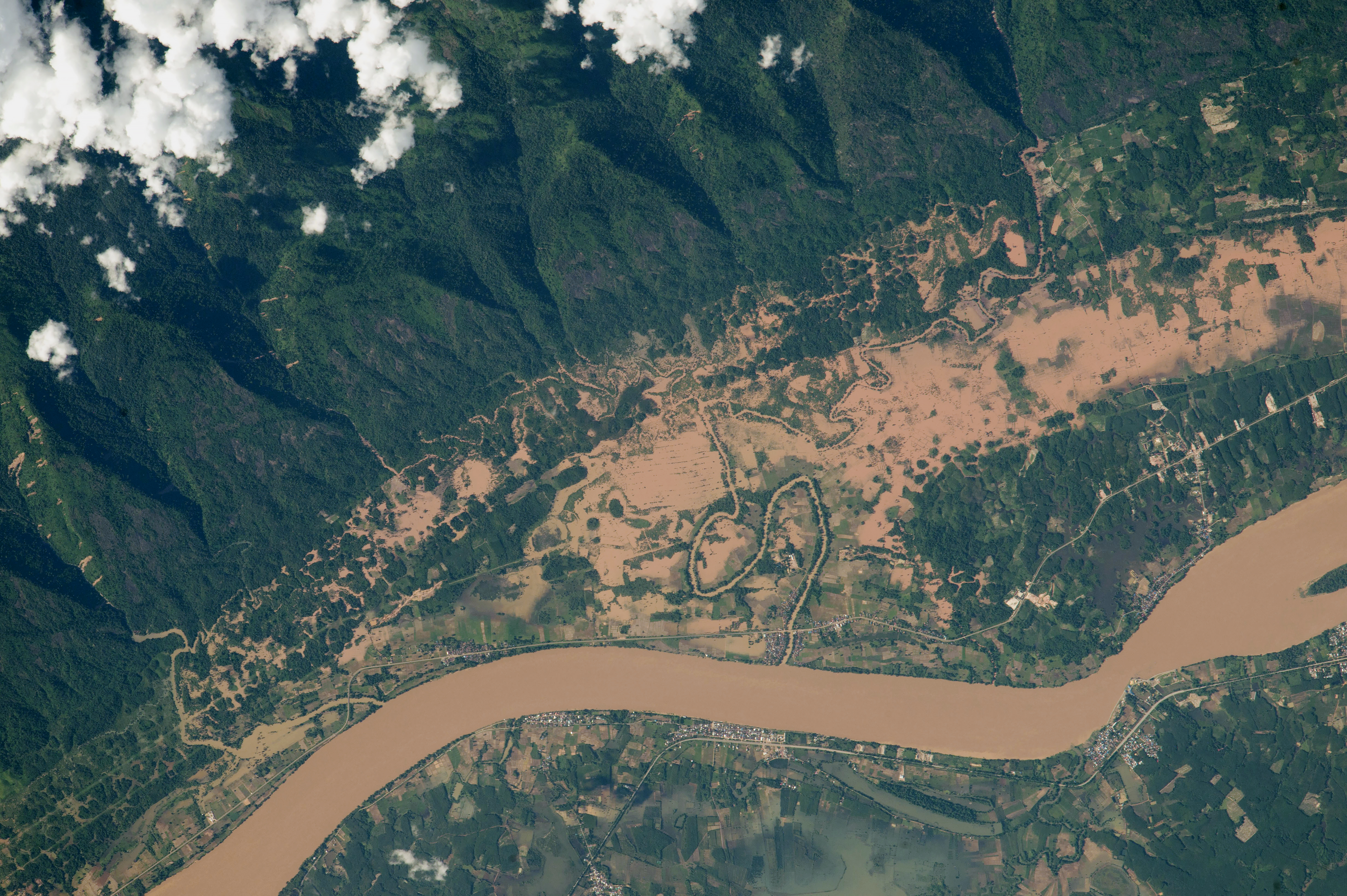 Flooding on the Mekong River Flood Plain - related image preview