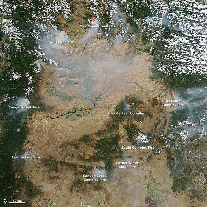 Fires in the Pacific Northwest