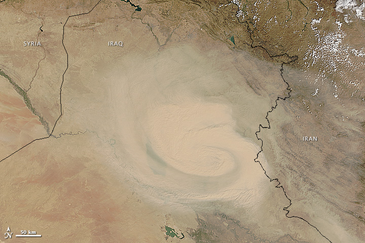 Dust Marches Across Iraq and Iran - related image preview