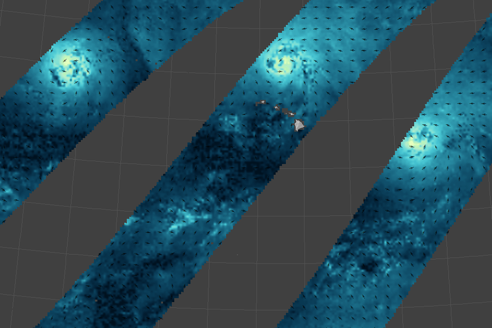 Wind Fields of a Tropical Cyclone Trio - related image preview