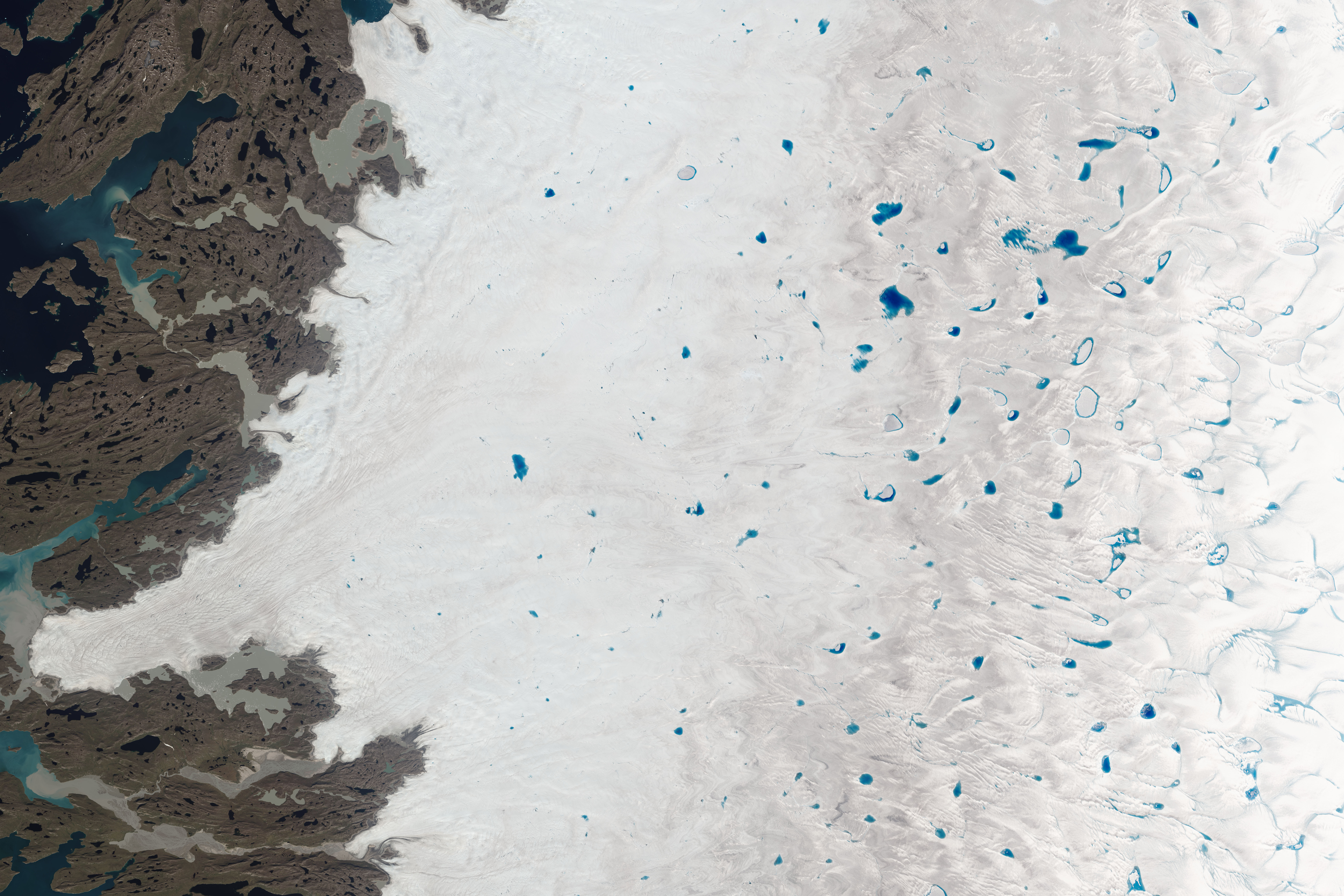 Shades of Blue on the Greenland Ice Sheet - related image preview