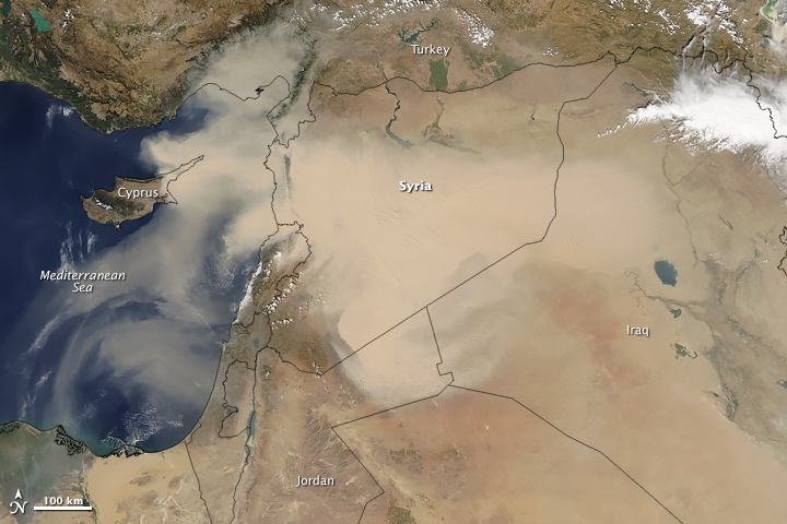 Dust Storm Sweeps Across Middle East - related image preview