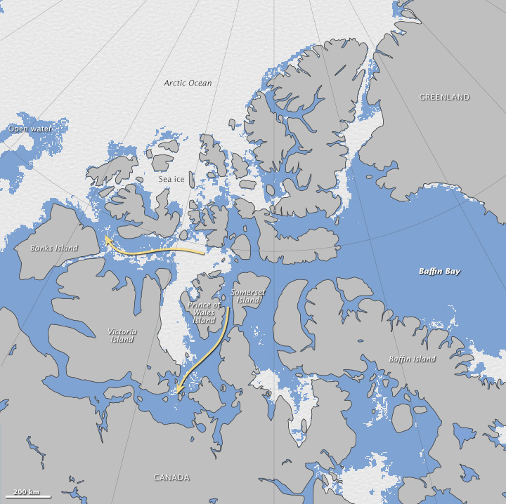 baffin island world map