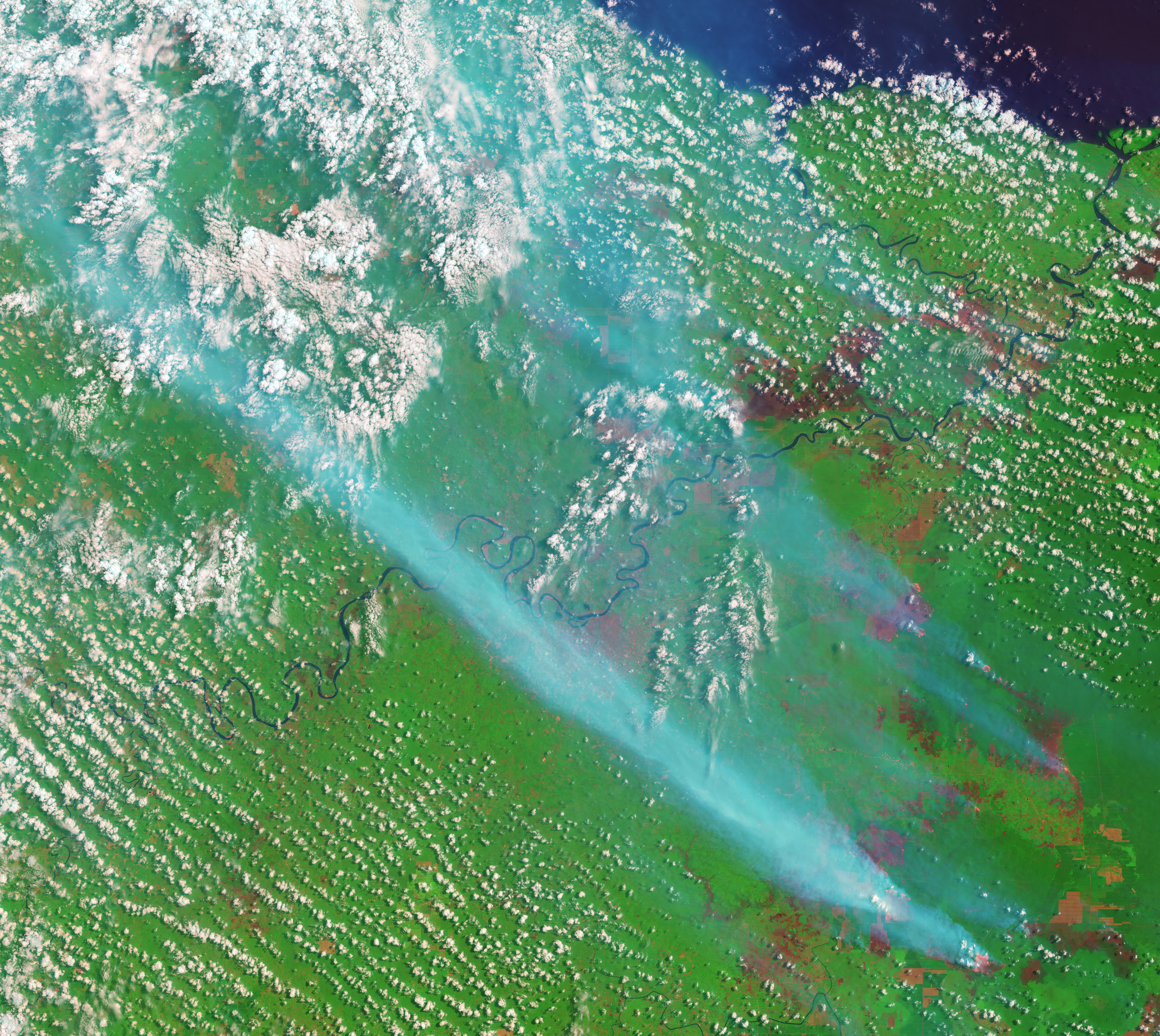Smoke and Fires in Sumatra - related image preview