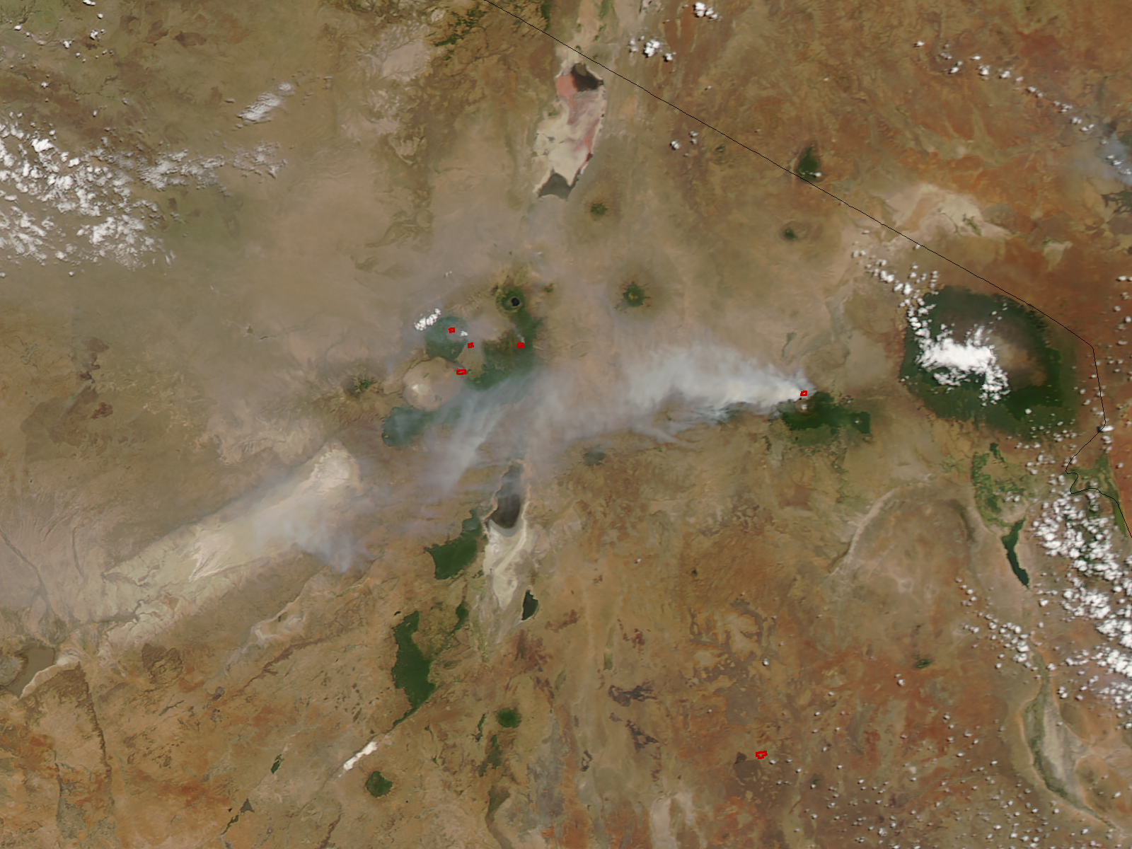Plume from Mount Meru, Tanzania - related image preview