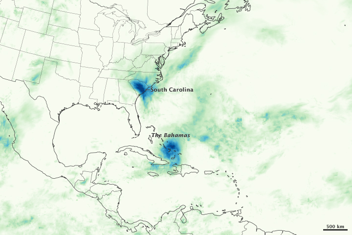 Devastating Rainfall in The Bahamas and South Carolina