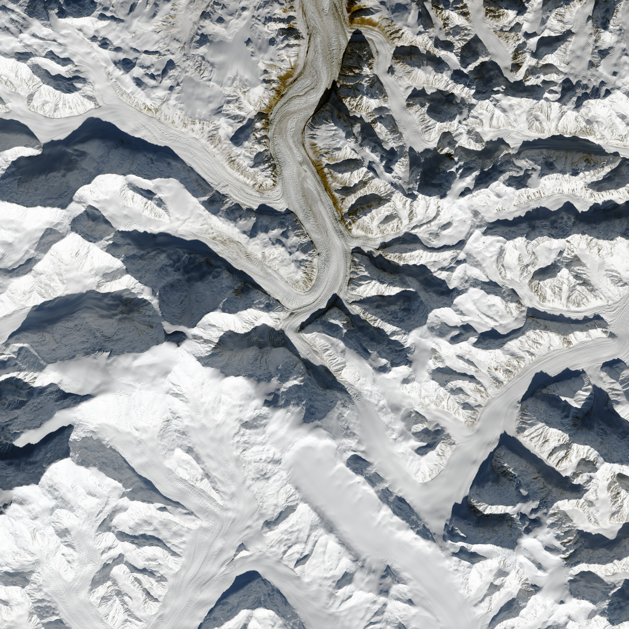Landslide onto Steele Glacier - related image preview