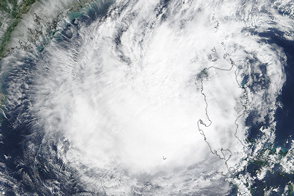 Typhoon Koppu over the Philippines