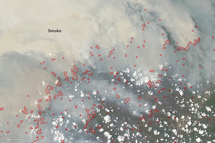 Heavy Smoke Blankets Borneo