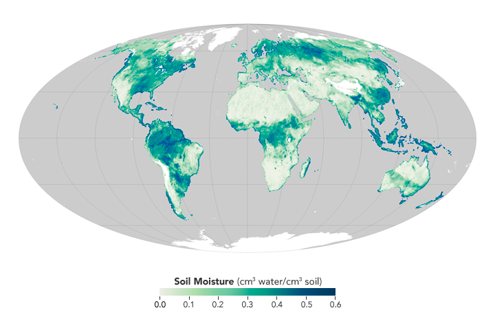 Soil Moisture Around the World