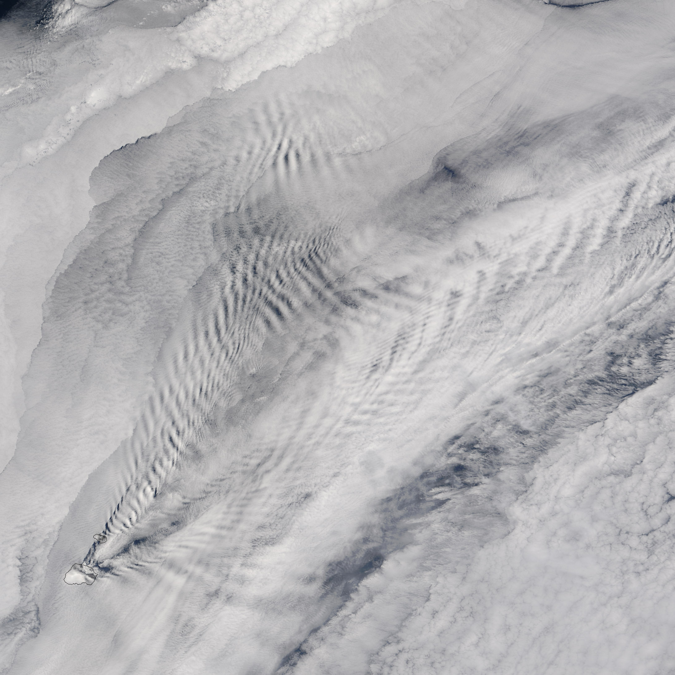 Wave Clouds Behind the Prince Edward Islands - related image preview