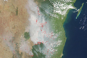 Fires Across Madagascar  - selected image