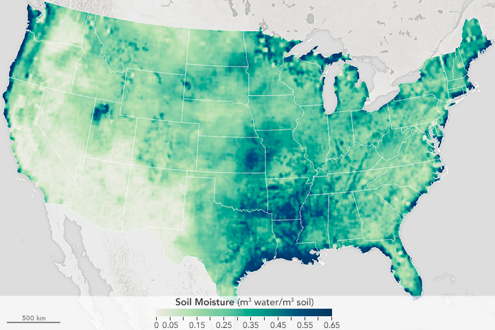 Soil Moisture in the United States - related image preview