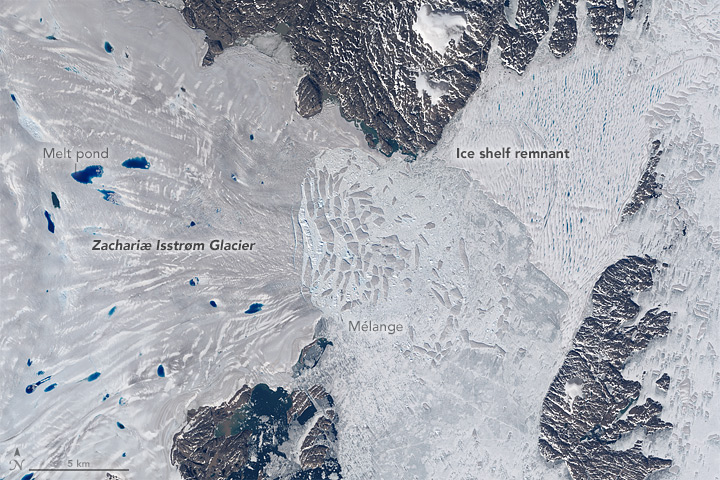 Zachariæ Isstrøm Glacier, Greenland