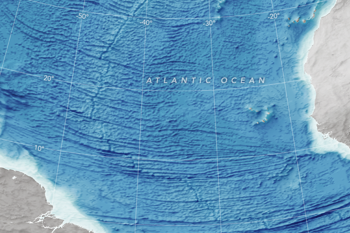 Seafloor Features Are Revealed by the Gravity Field - related image preview