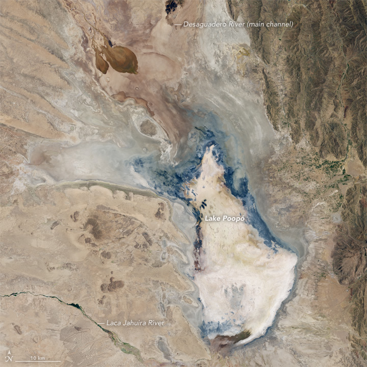 Bolivia’s Lake Poopó Disappears
