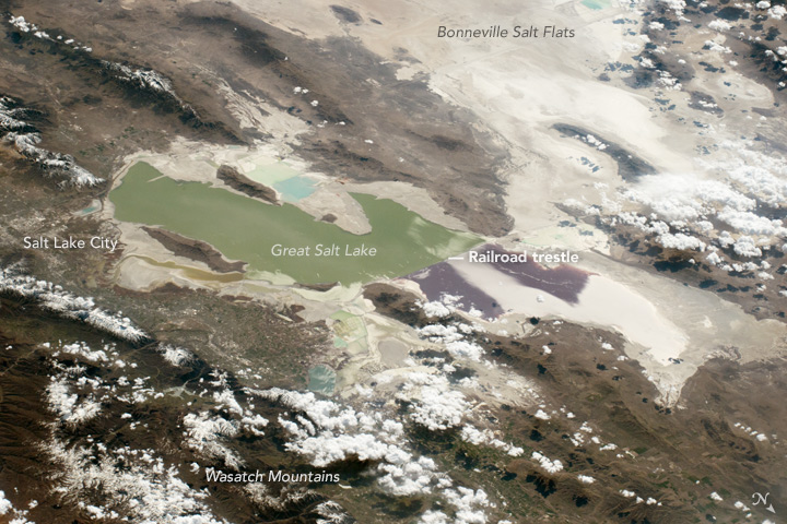 Great Salt Lake, Oblique View