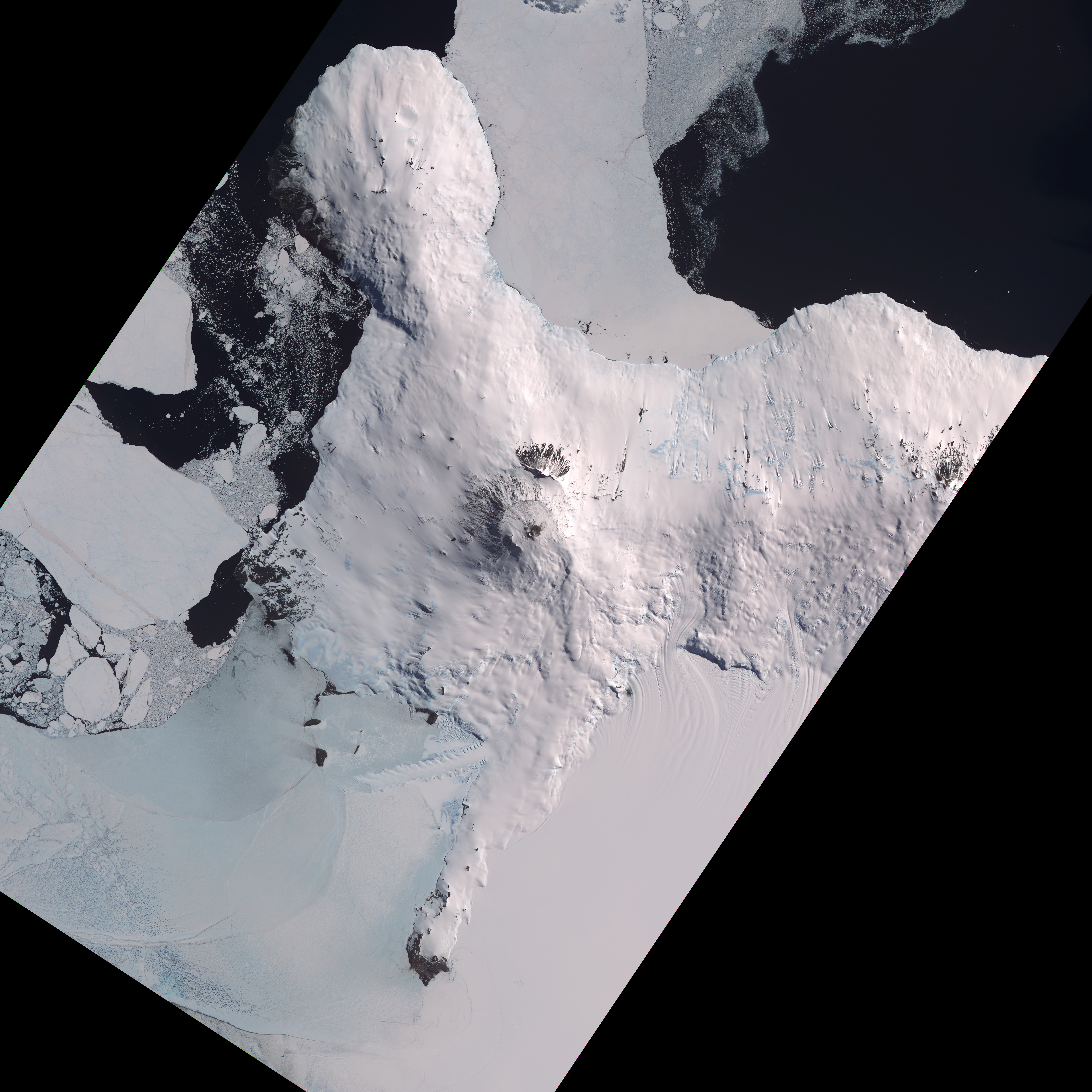 южный полюс фото со спутника