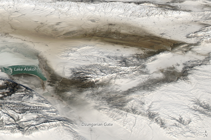 Dusty Snow in Central Asia - related image preview