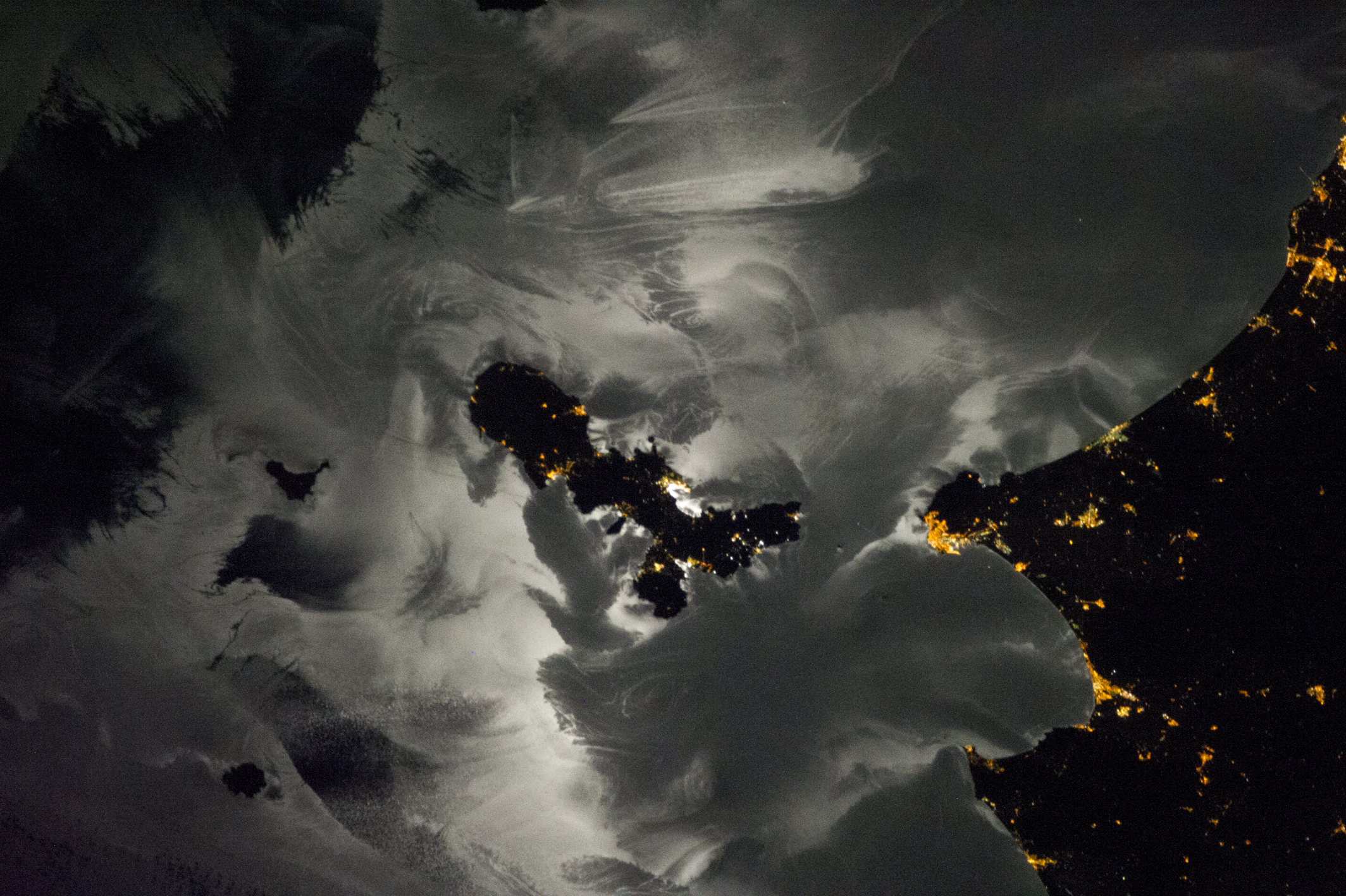Elba and the Mediterranean at Night - related image preview