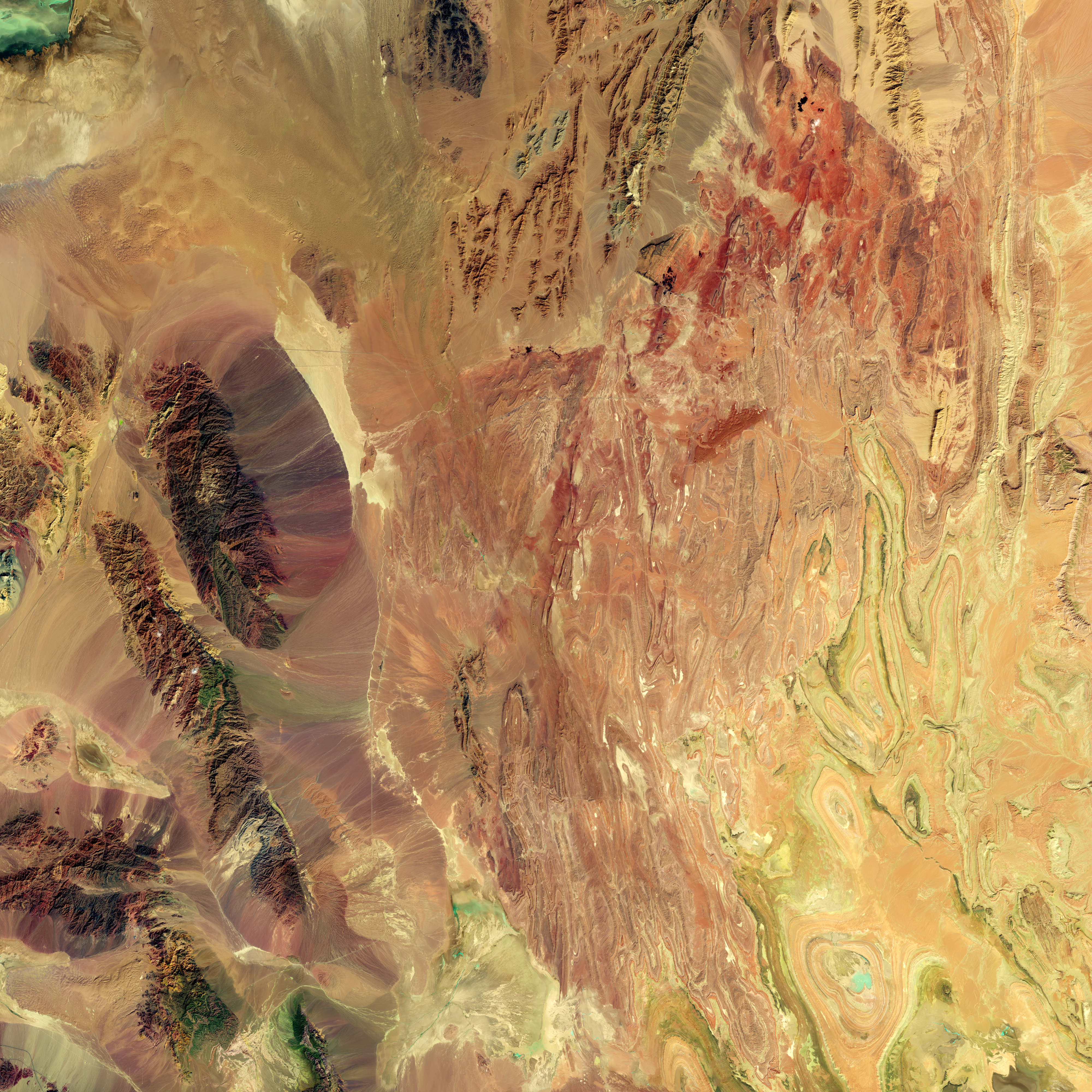Arid Iran in False Color - related image preview