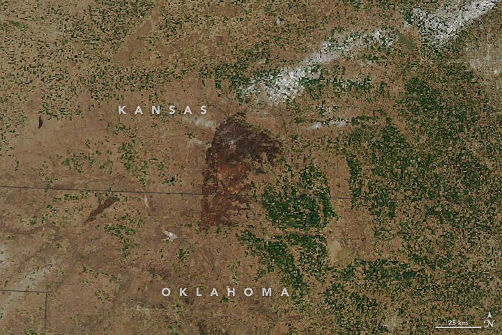 Grass Fires Char Kansas, Oklahoma - related image preview