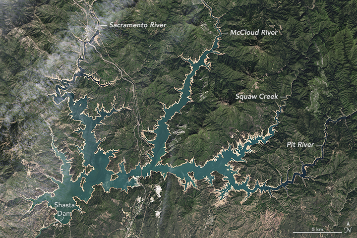 Water Levels Rise on Shasta Lake