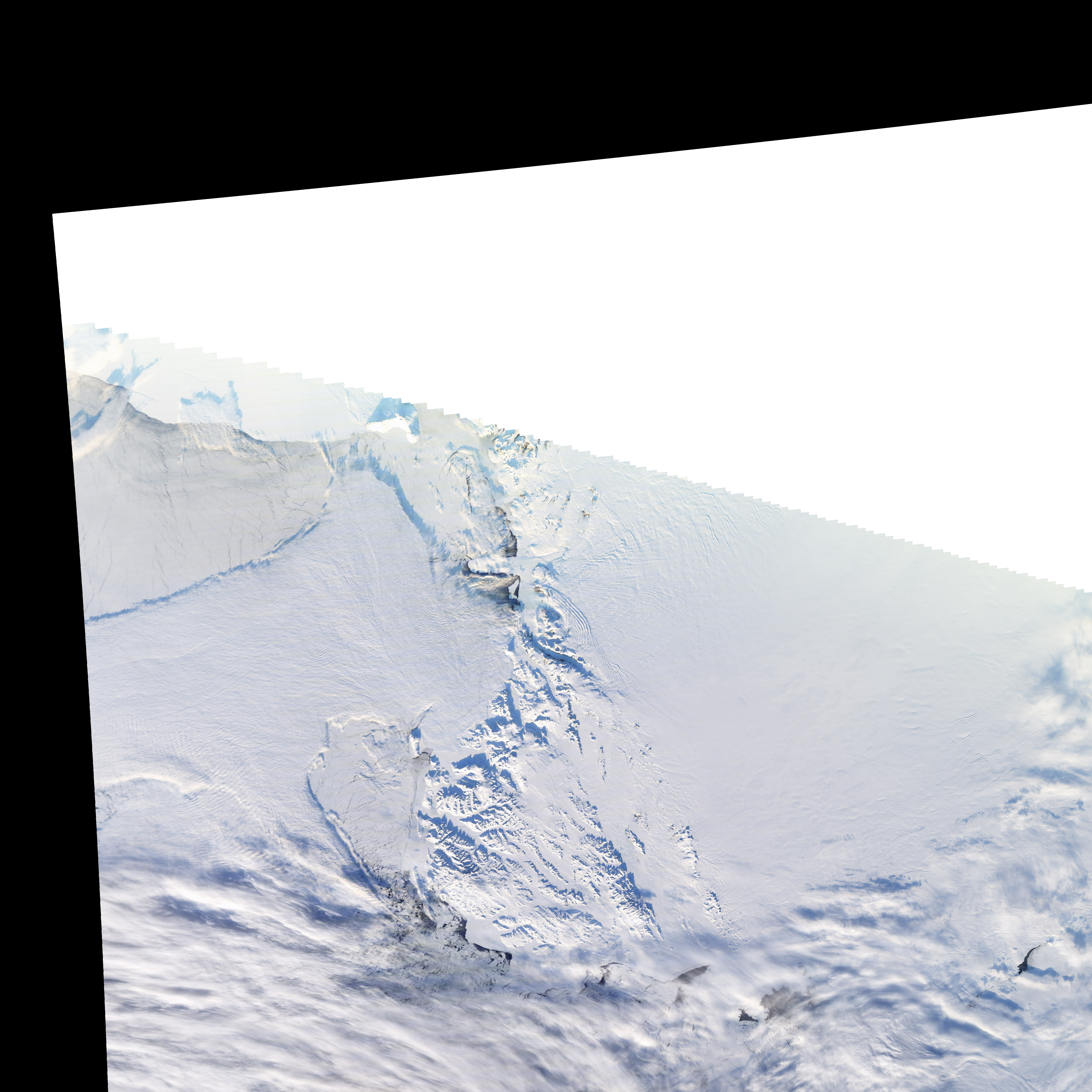 Antarctic Ice Shelf Sheds Bergs - related image preview