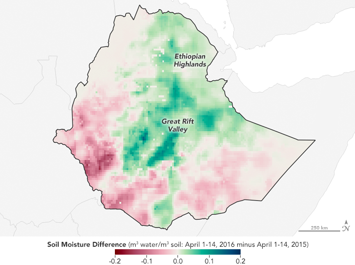 Soil Moisture in Ethiopia