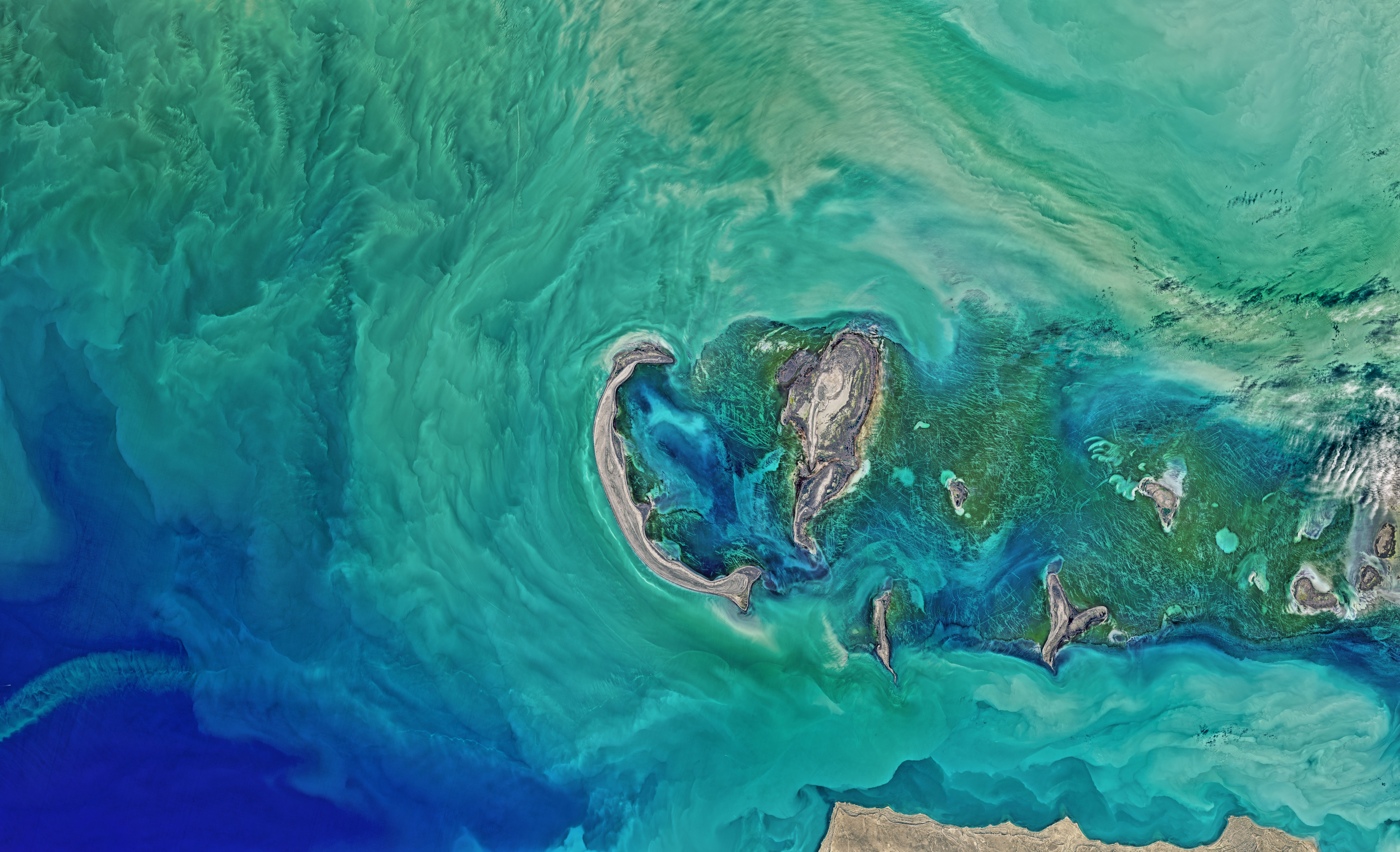 Ice Scours the North Caspian Sea - related image preview