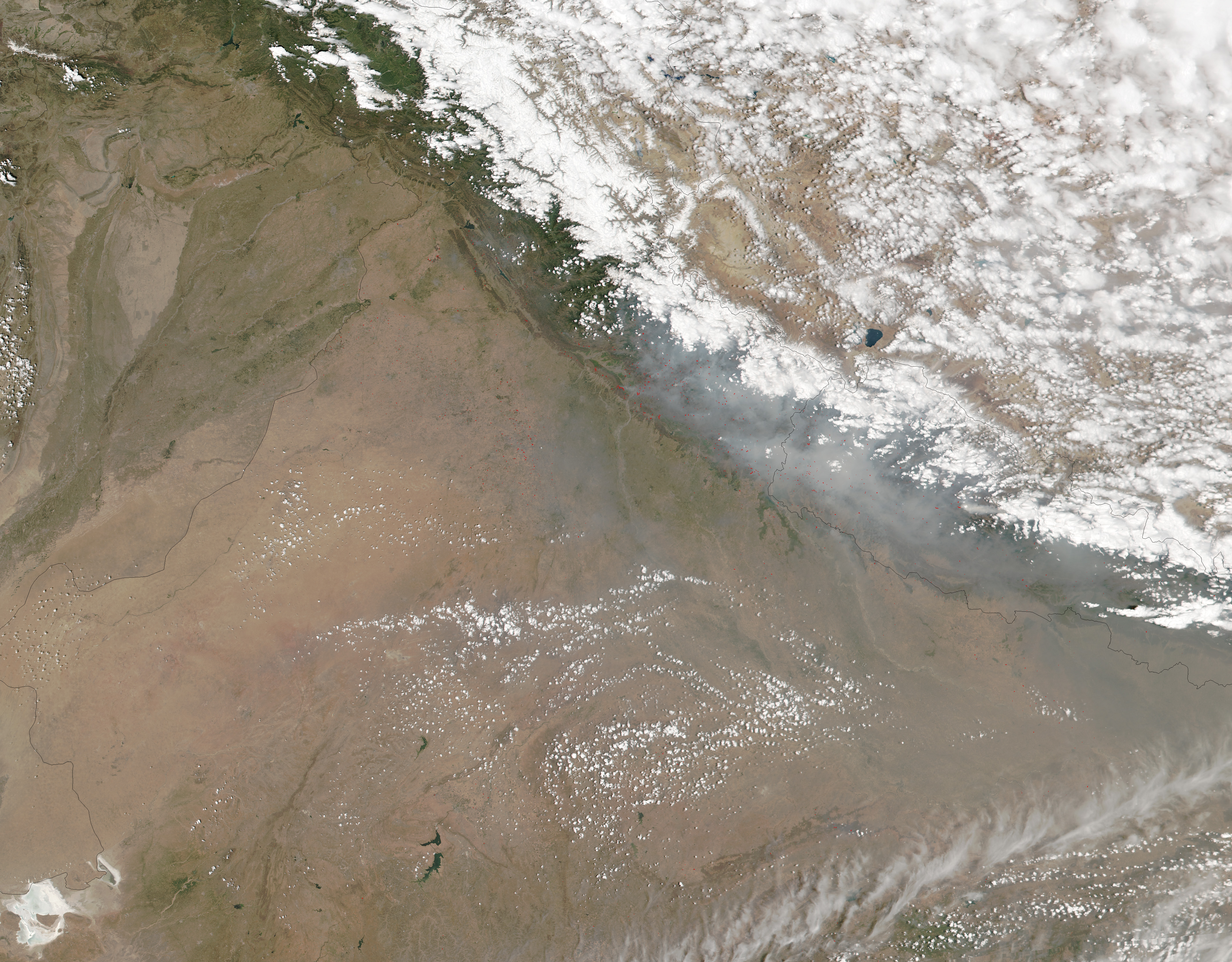 Fires and Smoke in Nepal - related image preview