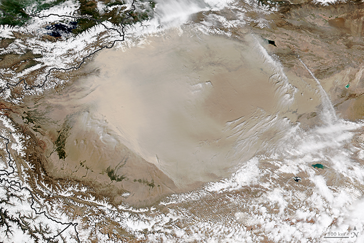 The Taklimakan Desert: A Factory for Dust Storms - related image preview